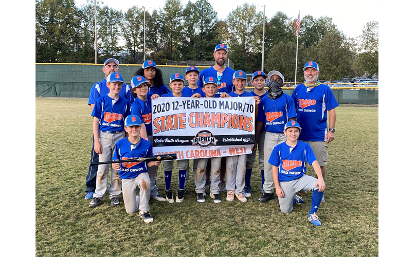 2020 Cal Ripken Majors State Champions