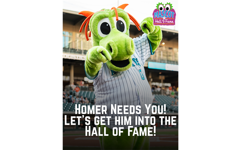 Let's Get Homer Into the Mascot Hall of Fame!