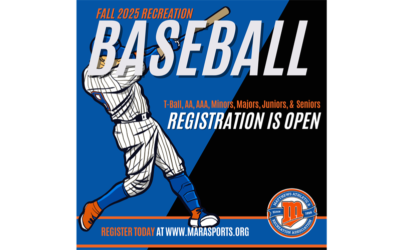 MARA Baseball Registration is OPEN!