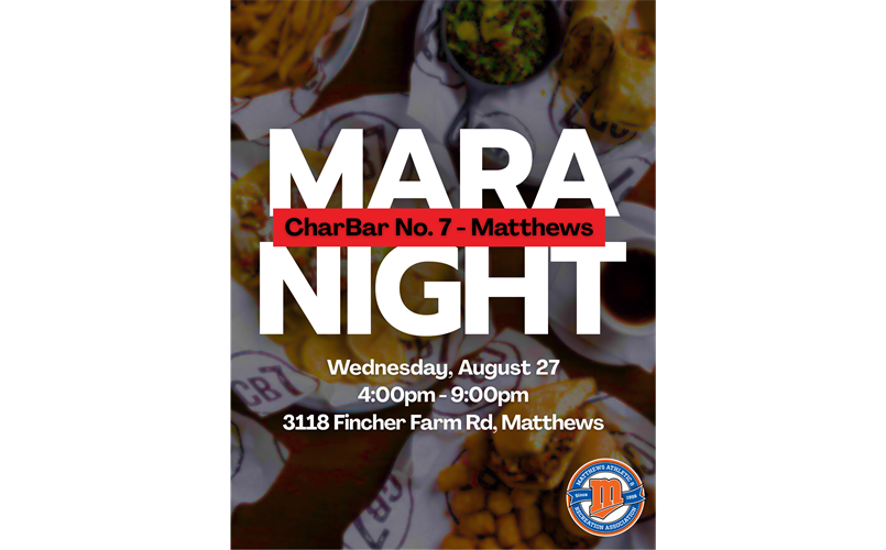 MARA Night at CharBar No. 7 - Wed., August 27
