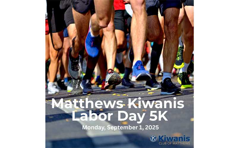 Kiwanis Labor Day 5K - Monday, Sept. 1