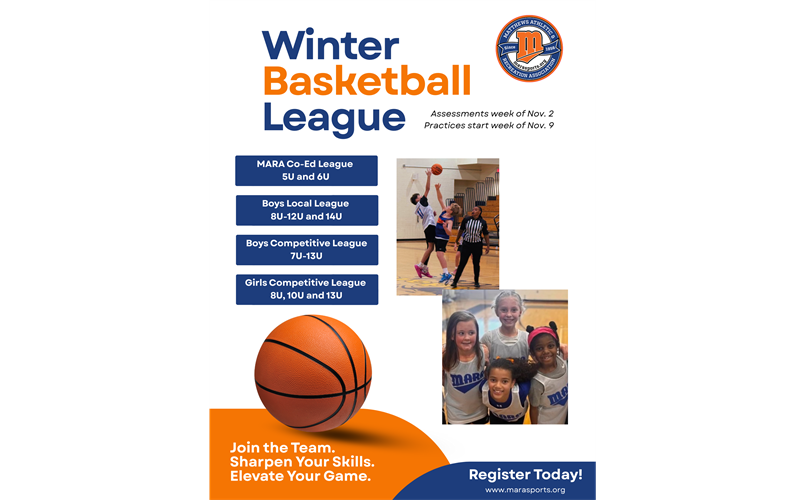 Winter Basketball Registration is OPEN!