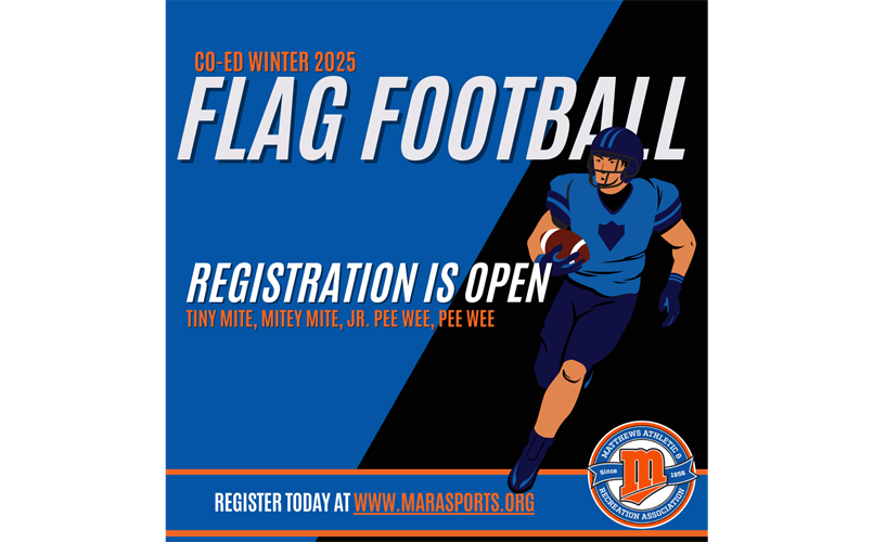 Coed Winter Flag Football Registration is OPEN!