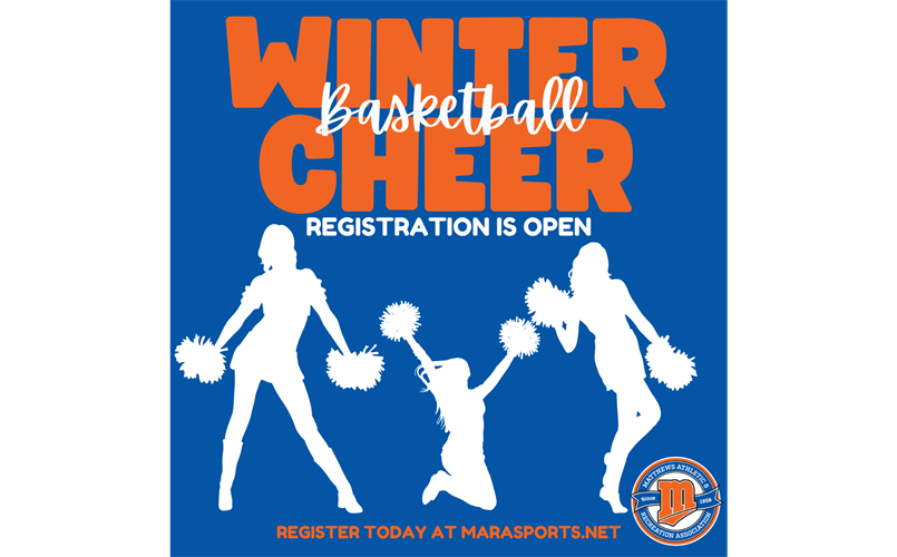 Winter Basketball Cheer Registration is OPEN!