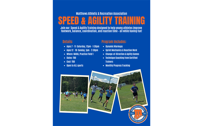 MARA Winter Speed & Agility Clinics (more details coming...)
