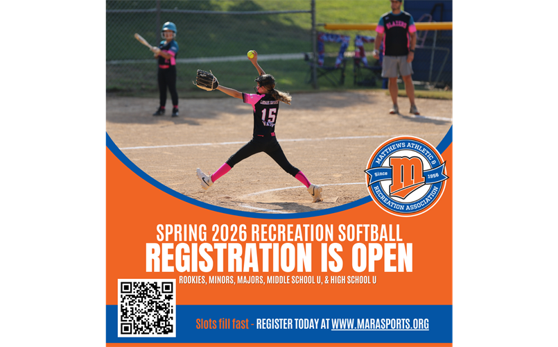 Spring 2026 Rec Softball Registration is OPEN!
