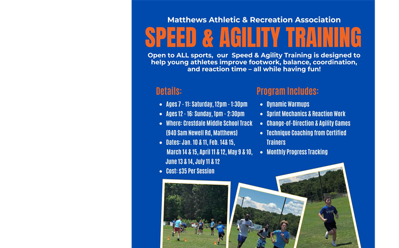 MARA Winter Speed & Agility Clinics 