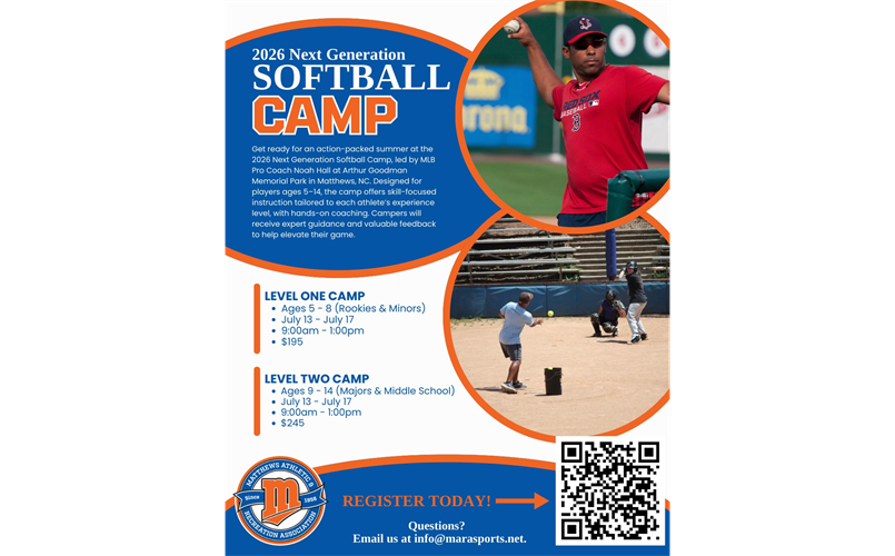 Noah Hall Softball Camp