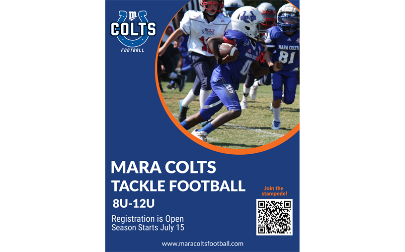 MARA Colts Tackle Football Register Today!