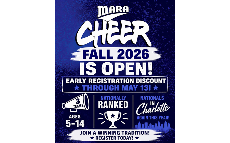 MARA Cheer Fall Registration is Open!