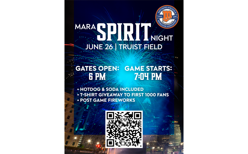 MARA Spirit Night with the Charlotte Knights